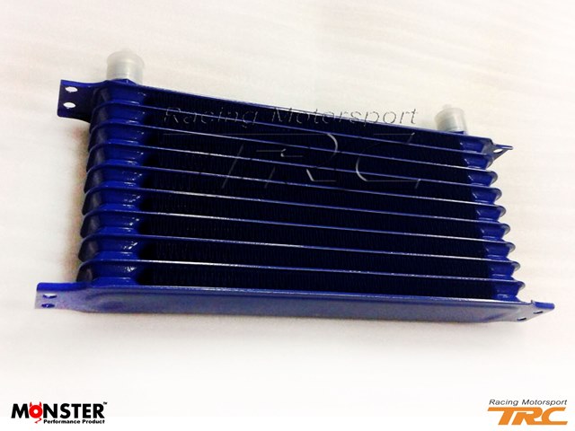 U OIL COOLER ออยคูลเลอล์แยก ของ MONSTER JP Style 300x140x50mm (10 แถว)